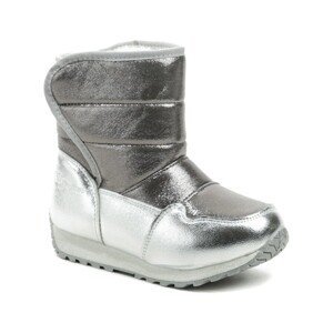 Wojtylko  4Z21032 stříbrné dětské zimní sněhulky  Zimní boty Dětské Stříbrná