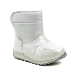 Wojtylko  4Z21032 bílé třpytivé dětské zimní sněhulky  Zimní boty Dětské Bílá
