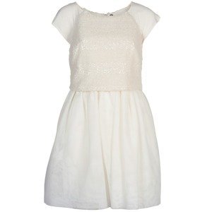 Naf Naf  LYMELL  Krátké šaty Bílá