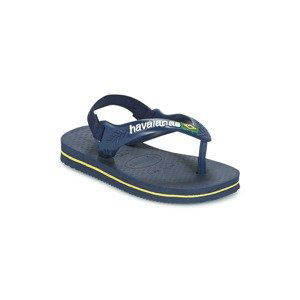 Havaianas  BABY BRASIL LOGO  Žabky Dětské Tmavě modrá