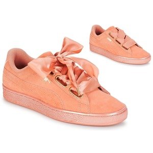 Puma  WN SUEDE HEART SATIN.DUSTY  Tenisky Oranžová