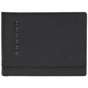 Lagen  V-29 černá pánská kožená peněženka  Peněženky Černá