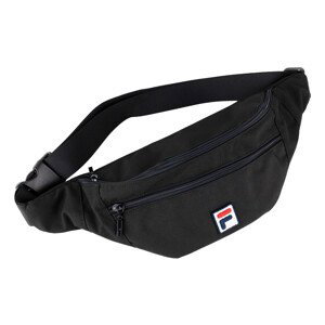Fila  Bissau Coated Canvas Double Zipper Waist Bag  Sportovní tašky Černá