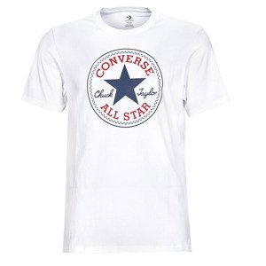 Converse  GO-TO CHUCK TAYLOR CLASSIC PATCH TEE  Trička s krátkým rukávem Bílá
