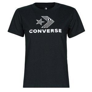 Converse  STAR CHEVRON TEE  Trička s krátkým rukávem Černá
