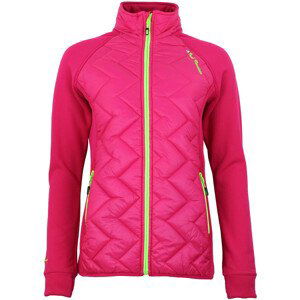 Peak Mountain  Blouson polarshell bimatière femme ACER  Fleecové bundy Růžová