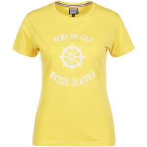 Vent Du Cap  T-shirt manches courtes femme ACHERYL  Trička s krátkým rukávem Žlutá