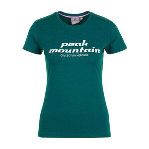 Peak Mountain  T-shirt manches courtes femme ACOSMO  Trička s krátkým rukávem Zelená