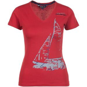 Vent Du Cap  T-shirt manches courtes femme ADRIO  Trička s krátkým rukávem Červená