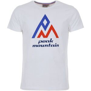 Peak Mountain  T-shirt manches courtes homme CIMES  Trička s krátkým rukávem Bílá