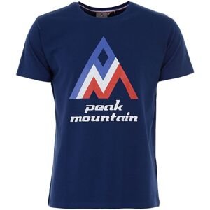 Peak Mountain  T-shirt manches courtes homme CIMES  Trička s krátkým rukávem Tmavě modrá