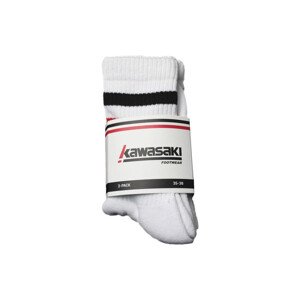 Kawasaki  2 Pack Socks K222068 1002 White  Podkolenky Bílá