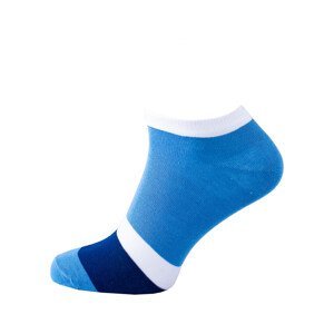 Zapana  Pánské barevné kotníkové ponožky Slice  Doplňky k obuvi Modrá