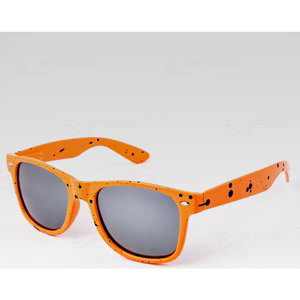 Oem  Sluneční brýle Nerd kaňka oranžové s černými skly  sluneční brýle Oranžová