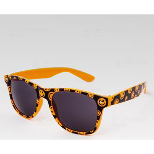 Oem  Sluneční brýle Nerd smajlík oranžová  sluneční brýle Oranžová