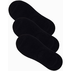 Ombre  Pánské ponožky Alvar černá 3 pack  Doplňky k obuvi Černá