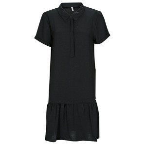 JDY  JDYLION S/S PLACKET DRESS  Krátké šaty Černá
