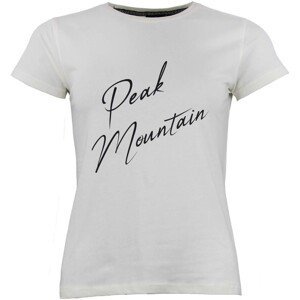 Peak Mountain  T-shirt manches courtes femme ATRESOR  Trička s krátkým rukávem Béžová