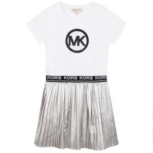 MICHAEL Michael Kors  R12161-M31-C  Krátké šaty Dětské Bílá