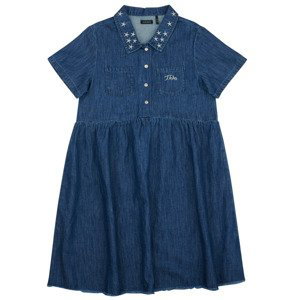 Ikks  XW30182  Krátké šaty Dětské Modrá