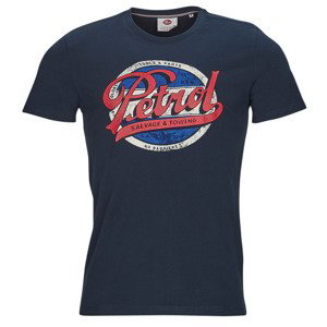 Petrol Industries  T-Shirt SS Classic Print  Trička s krátkým rukávem Tmavě modrá