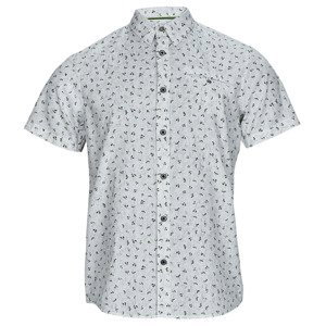 Petrol Industries  Shirt Short Sleeve AOP  Košile s krátkými rukávy Bílá