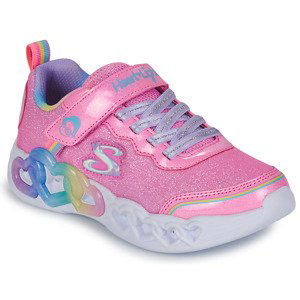 Skechers  INFINITE HEART LIGHTS  Tenisky Dětské Růžová