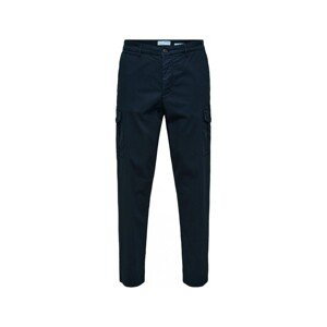 Selected  Slim Tapered Wick 172 Cargo Pants - Dark Sapphire  Kalhoty Modrá