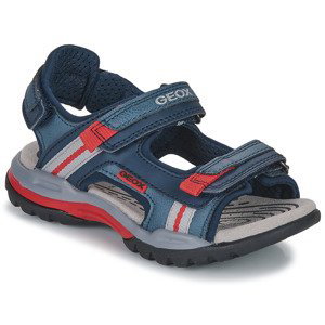 Geox  J BOREALIS BOY  Sportovní sandály Tmavě modrá