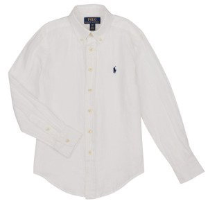 Polo Ralph Lauren  CLBDPPC-SHIRTS-SPORT SHIRT  Košile s dlouhymi rukáv Dětské Bílá