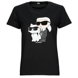 Karl Lagerfeld  IKONIK 2.0 T-SHIRT  Trička s krátkým rukávem Černá