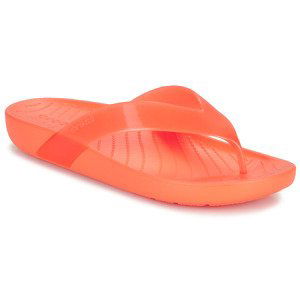 Crocs  Crocs Splash Glossy Flip  Žabky Oranžová