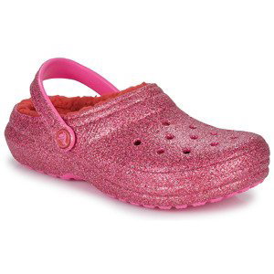 Crocs  Classic Lined ValentinesDayCgK  Pantofle Dětské Růžová