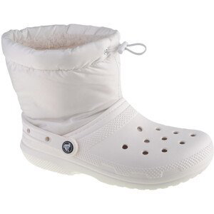 Crocs  Classic Lined Neo Puff Boot  Zimní boty Bílá