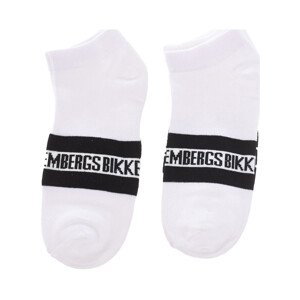 Bikkembergs  BK082-WHITEBLACK  Sportovní ponožky Bílá