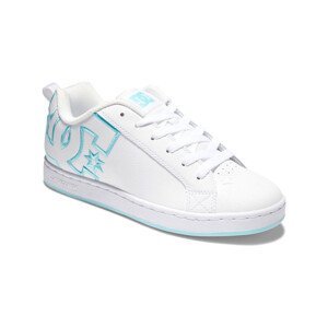 DC Shoes  Court graffik 300678 WHITE/WHITE/BLUE (XWWB)  Módní tenisky Bílá