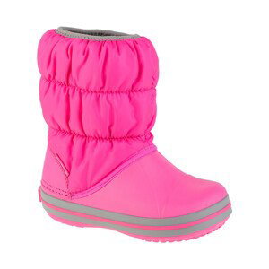 Crocs  Winter Puff Boot Kids  Zimní boty Dětské Růžová