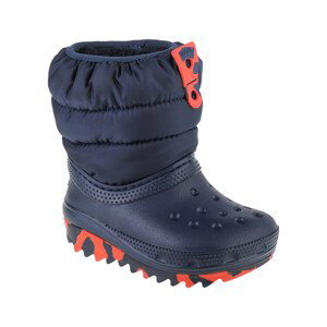 Crocs  Classic Neo Puff Boot Toddler  Zimní boty Dětské Modrá
