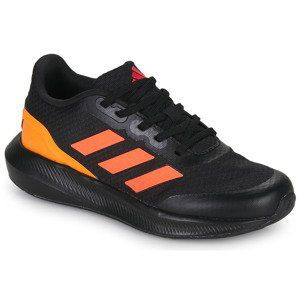 adidas  RUNFALCON 3.0 K  Běžecké / Krosové boty Dětské Černá
