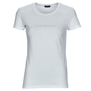Emporio Armani  T-SHIRT CREW NECK  Trička s krátkým rukávem Bílá
