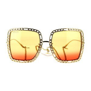 Gucci  Occhiali da Sole  con Catena GG1033S 001  sluneční brýle Zlatá