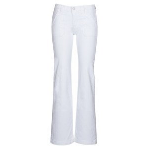 Le Temps des Cerises  SORMIOU  Jeans široký střih Bílá