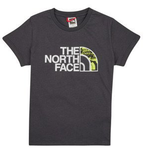 The North Face  Boys S/S Easy Tee  Trička s krátkým rukávem Dětské Černá