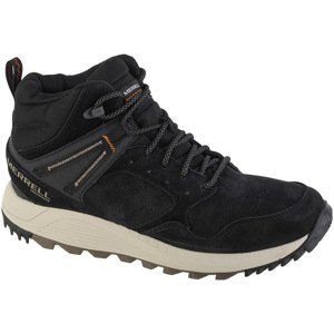 Merrell  Wildwood Sneaker Mid WP  Kotníkové boty Černá