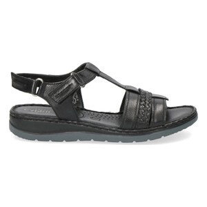 Caprice  -  Sportovní sandály Černá