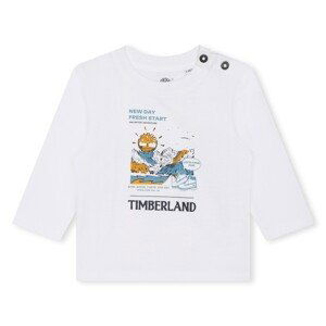 Timberland  T60005-10P-C  Trička s krátkým rukávem Dětské Bílá