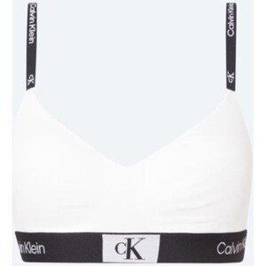 Calvin Klein Jeans  000QF7218E100 LGHT LINED BRALETTE  Sportovní podprsenky Bílá