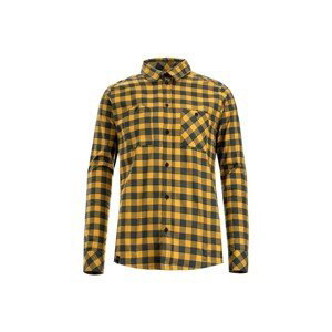 Woox  pánská košile Camisia Tawny Senor Žluto-černá  Košile s dlouhymi rukáv