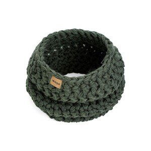 Woox  dámský nákrčník Dark Olive Neckerchief zelený  Šály / Štóly Zelená