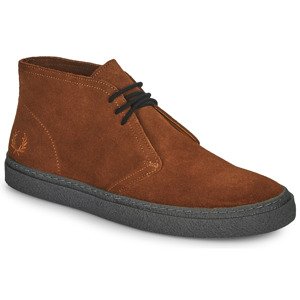 Fred Perry  HAWLEY SUEDE  Kotníkové boty Hnědá